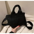 thumbnail image 6 of Kukuzhu Canvas Tote Handbag for Women Small Crossbody Bag Cute Shoulder Bag Casual Satchel Bag Mini Hobo Messenger Bag, 6 of 7