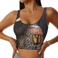 thumbnail image 1 of Fotbe Graffiti Cool Duck Sujetador Deportivo Largo sin Aros para Mujer con Almohadillas y Soporte Medio, Transpirable y Absorbente, Camiseta Tipo Chaleco o Tank Top-X-Large, 1 of 8