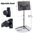 thumbnail image 2 of Klvied Support Pliant pour Partitions avec Cintre pour Violon, Portable, Noir, 2 of 8