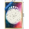 thumbnail image 3 of Astrological Chart Wall Poster, 22.375" x 34", Framed, 3 of 3