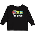 thumbnail image 3 of Inktastic 4th Birthday Train Boys Long Sleeve Toddler T-Shirt, 3 of 5