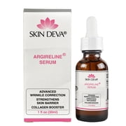 Skin Deva Argireline Peptide Serum with Hyaluronic Acid for Hydration & Smoother-Looking Skin, Lightweight Facial Serum, 1 fl oz