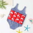 thumbnail image 4 of Uccdo 2-6Y Toddler Little Girls One-Piece Swimsuits Buoyancy Bathing Suit Swimwear, 4 of 7