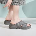 thumbnail image 6 of Mostsola Sandals for Women Trendy Open Toe Slip on Walking Shoes Lightweight Summer Dress Shoes, 6 of 9