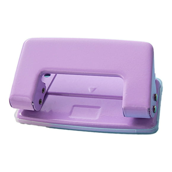 Clearance! Delayuji Home Decor Hole Punch Plastic Metal Double Hole Paper Puncher 6Mm Hole Spacing Desktop Paper Punching Tool for 1Mm Thick Paper One Size Multi-Color