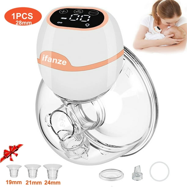 APPIE Hands-Free Breast Pump, Wearable Electric Breast Pumps Touch Pane, 3  Modes And 9 Levels Adjustment, LCD Display, Rechargeable Powered Wireless  Portable Breast Pump With 19/21/24 /28 Mm Flange, 
