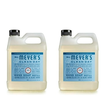 Mrs. Meyers Clean Day Liquid Hand Soap Refill, Rain Water Scent 33 OZ - 2 PACK