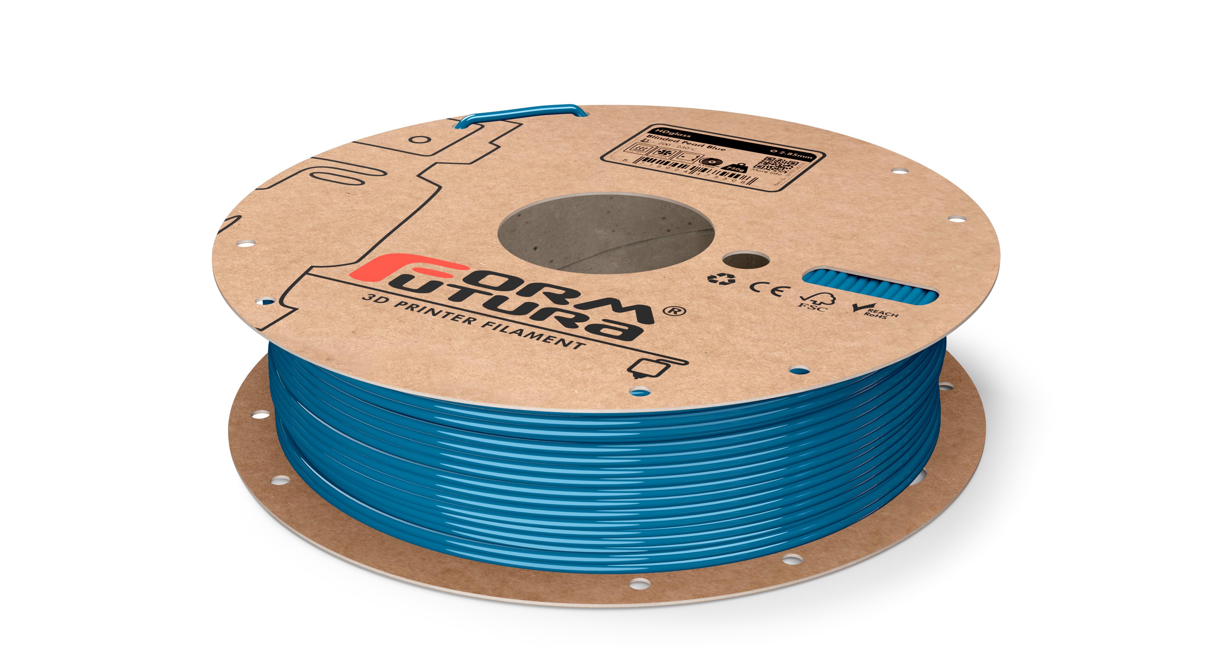 PETG Filament HDglass 2.85mm Blinded Pearl Blue 750 gram 3D Printer Filament