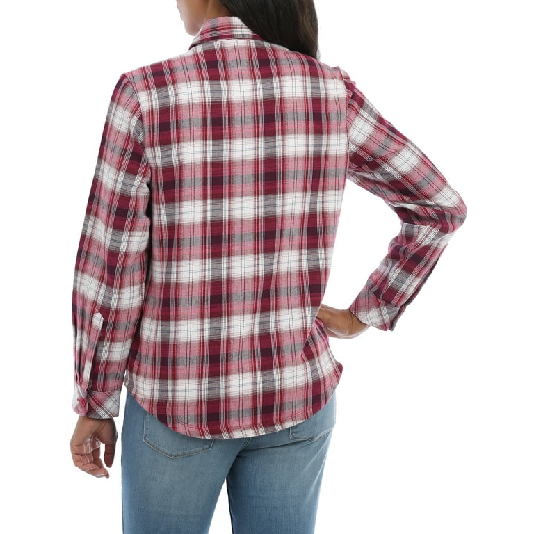 walmart women's lee flannel shirts