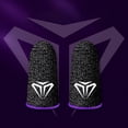 thumbnail image 3 of 1 Par Fundas para Los Dedos PUBG Cunas Transpirables A Prueba Sudor Color Morado, 3 of 9