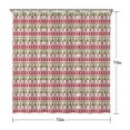 thumbnail image 5 of White Christmas Folk Pattern Shower Curtain 72"x72" ,Bathroom Decorative Shower Curtains Set with 12 Hooks,Modern Waterproof Washable Shower Curtain, 5 of 6