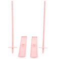 thumbnail image 1 of Christmas Sled Decor Holiday Decor Table Arrangement Plastic Pink Sleigh Decoration Prop 1 Set, 1 of 4