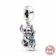 thumbnail image 1 of new 100% 925 sterling silver disney charm of ley 925 Chain Beaded Suitable For Ladies Original Pandora Bracelet DIY Jewelry Gao Jinjia LED, 1 of 2