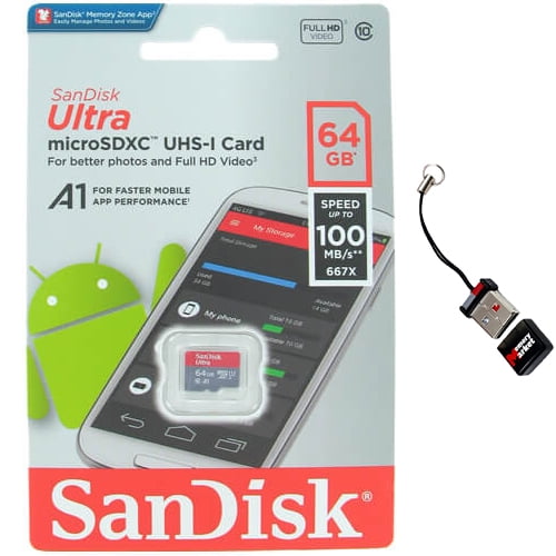 SanDisk Ultra A1 32GB MicroSD HC Class 10 UHS-1 Mobile Memory Card for Samsung Galaxy Tab S3 9.7 A 10.1 7.0 E 8.0 with USB 2.0 MemoryMarket Dual Slot MicroSD & SD Memory Card Reader SanDisk Ultra A1 32GB MicroSD HC Class 10 UHS-1 Mobile Memory Card for Samsung Galaxy Tab S3 9.7 A 10.1 7.0 E 8.0 with USB 2.0 MemoryMarket Dual Slot MicroSD & SD Memory Card Reader