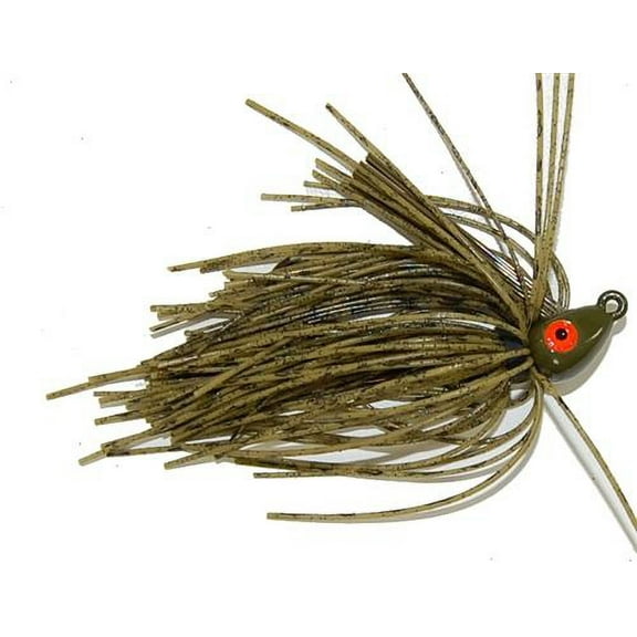 Gambler Heavy Cover Southern Swim Jig (Green Pumpkin, 5/16 oz)