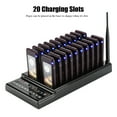 thumbnail image 3 of Domqga 20pcs Wireless Restaurant Pager System With 20 Channels Black, 3 of 7