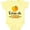Banana, variant on Inktastic Orlando Florida Orange in Heart Boys or Girls Baby Bodysuit