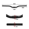 thumbnail image 4 of Manubrio Bicicleta ALTREGO 580mm Estilo Gaviota, 4 of 6