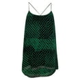 thumbnail image 2 of Pre-Owned Theory Polka Dots Scoop Neck Camisole Tank Top in Green Silk, 2 of 2