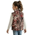 thumbnail image 3 of Pzuqiu Camo Hunting Kid Outerwear Vest Size 9-10 Toddler Girl Clothes Versatile Fleece Zipper Winter Sleeveless Jacket with Pockets Personalized Fall Outfits Fashion Clothing, 3 of 7