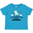 thumbnail image 3 of Inktastic Extra Chromosome Extra Awesome with Unicorn Boys or Girls Baby T-Shirt, 3 of 5