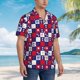 thumbnail image 3 of Fotbe golf Camisa Hawaiana para Hombre Unisex – Camisa Casual de Verano con Botones de Manga Corta de Algodón y Lino,3X-Large, 3 of 7