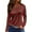 40#Wine, variant on Long Sleeve Tunic Tops for Women Casual Crewneck Plaid T Shirts Elegant Fall Winter Sweaters Loose Fit Chic Blouse Dark Gray XL