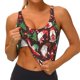 thumbnail image 3 of Fotbe Merry Christmas1 Sujetador Deportivo Largo sin Aros para Mujer con Almohadillas y Soporte Medio, Transpirable y Absorbente, Camiseta Tipo Chaleco o Tank Top-XX-Large, 3 of 8