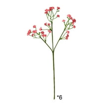 Beautynvta Artificial Babys Breath Flowers, Fake Flowers Silk Flowers, Faux Babies Breath Gypsophila Bouquet for Flower Arrangement Home Wedding Decoration, Pink