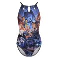 thumbnail image 4 of Solo Leveling Women's One-piece Swimsuit Bathing Suits High Neck Tummy Control Swimwear Swim Suit S, 4 of 7