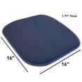 thumbnail image 4 of Cojines para silla Sweet Home Collection, espuma viscoelástica, paquete de 6 unidades, color azul marino, 4 of 7