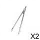 thumbnail image 1 of 2 Divisores De Calibre Ecg Ecg, Divisor De Electrocardiograma De Dibujo De Metal Ajustable, 16CM, 1 of 8