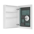 thumbnail image 2 of 20''W x 26''H Bathroom Mirror Medicine Cabinet | 2-in-1 Design for Wall Mounting, Recessed or Surface Use | Engineered Wood with Exquisite Beveled Glass Edges | Multiple Storage to Keep Bathroom Tidy, 2 of 3