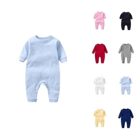 Comfort Boys Bodysuit Long Sleeve Shoulder Snap Baby Jumpsuit For And Toddler Playwear Soft Everyday Outfit
