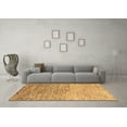 thumbnail image 3 of Ahgly Company Indoor Square Oriental Brown Modern Area Rugs, 6' Square, 3 of 4
