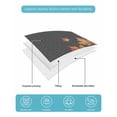 thumbnail image 4 of Twin Quilt Bedding Set, Fall Maple Reversible Summer Quilt 3 Pieces, Watercolor Autumn Orange Red Leaves Dark Grey Lightweight Bedspreads Coverlets with 2 Pillow Shams for All Seasons, 4 of 5