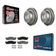 thumbnail image 1 of Transit Auto Front Coated Disc Brake Rotors and Ceramic Pads Kit for Car Dodge Ram 1500 3500 2500 KGC-100301, 1 of 11