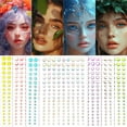 thumbnail image 2 of Elegante En Delicate Puur Water Drop Stickers, Make-Up Accessoires, Cospla, 2 of 6