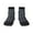 2 Black-1, variant on Spaceships And Stars In Outer Space Pattern Quarter Crew Socks,Toe Seamed Ankle Socks,Cotton Cushioned Breathable Athletic Crew Sports Socks