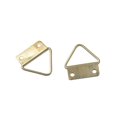 thumbnail image 1 of 100 Pieces Wall Hanger Triangular Picture Frame Hook Metal Outdoor Holder with Screws Organizer Removable Rack Hardware, 1 of 6