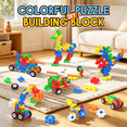 thumbnail image 5 of Classic Building Toys - 93Pieces Interlocking Construction Building Blocks, DIY Building Set for 3-8 Year Old Boys Girls Birthday Gifts, 5 of 6