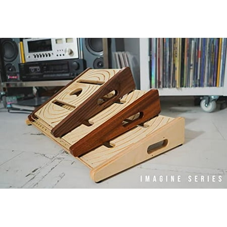 Ruach Imagine Series Pedalboard for Guitar Effects Pedals, Walnut (Size 2)
