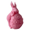 thumbnail image 3 of ZPAQI Three-dimensional Rabbit Silicone Mold Diy Rabbit Aromath Candle Gypsum Mold, 3 of 12
