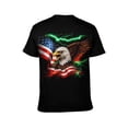 thumbnail image 2 of LAOLIUSN Men's American Flag Eagle T-Shirt, 3D Patriotic Graphic Tee, S-4XL, S-4XL, 2 of 7