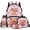 Strawberry Capybara, variant on Bulopur Boys Cool 17 Inch Backpack Set, 4 Piece Galaxy Wolf Print School Bookbag with Lunch Box, Water Bottle Holder and Pencil Case, Kids School Bag for Elementary