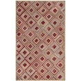 thumbnail image 2 of SAFAVIEH Cape Cod Alayna Geometric Area Rug, Natural/Red, 4' x 6', 2 of 8