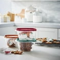 thumbnail image 3 of Rubbermaid TakeAlongs, Large Square Food Storage Containers, 11.7 Cups (2.77 L), Blue Spruce, 3 of 4