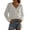 Cover Up # White, variant on Beach Coverups for Women Cropped Crochet Cardigan V Neck Long Sleeve Open Stitch Knit Sweater Colorful Button Front Short Jacket