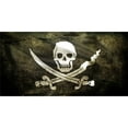 thumbnail image 1 of Jolly Roger Skull And Crossbones Photo License Plate, 1 of 2