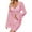 Pink, variant on Womens Crochet 2 Piece Cover Up V Neck Bell Sleeve Button Cardigan Sheer Mesh Beach Mini Skirt Coverup Set